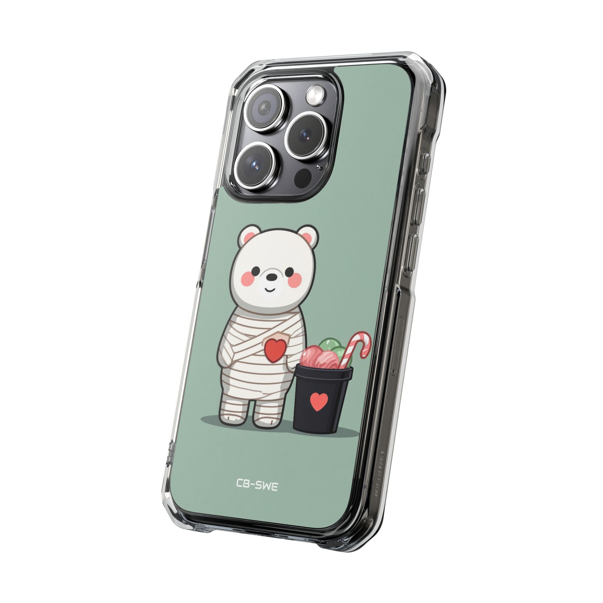 Mummy Bear Smiles Bright iPhone Case - Impact