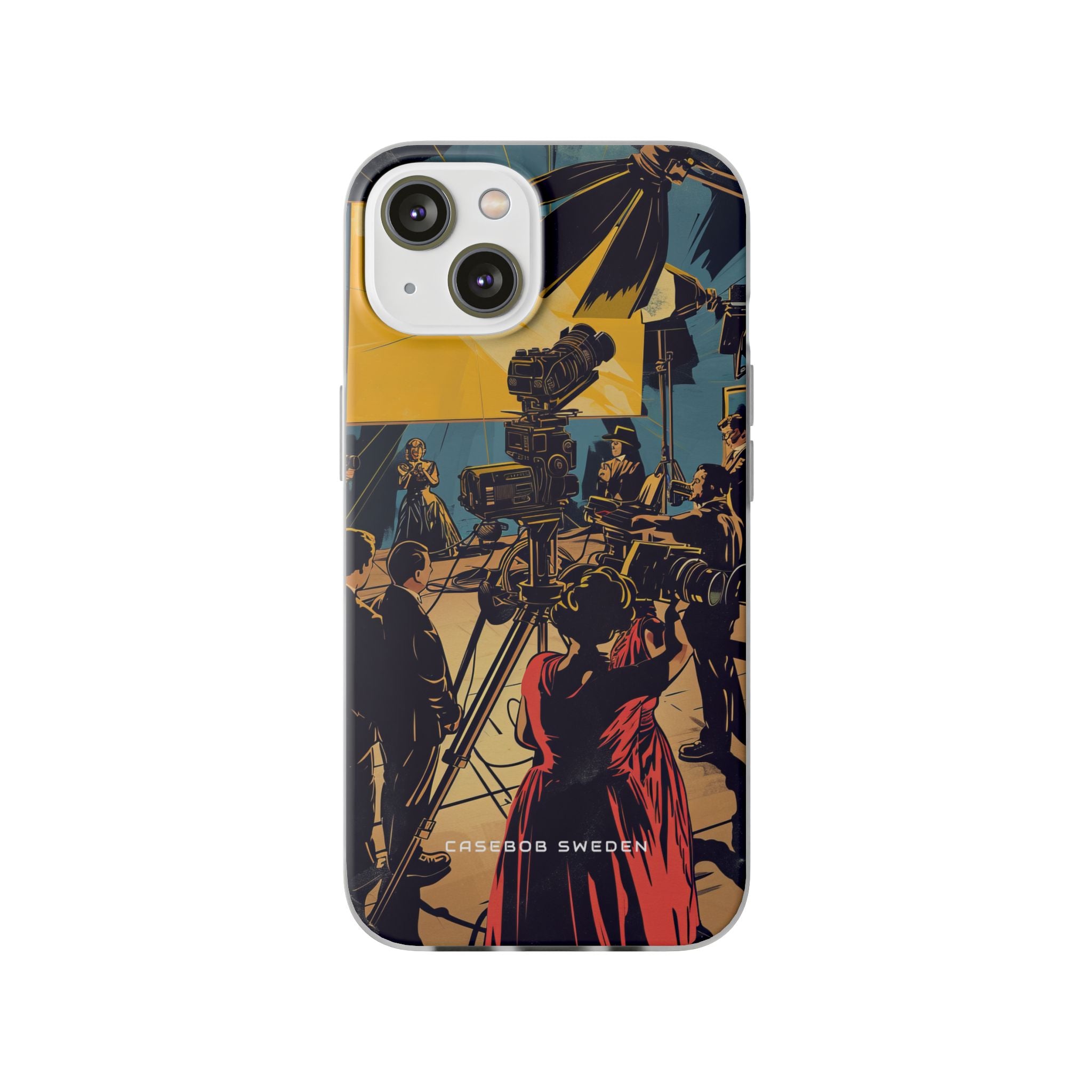 Golden Era Cinematic Spotlight iPhone 14 - Flexi Phone Case