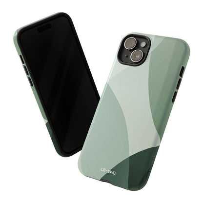 Flowing Green Harmony - iPhone Case