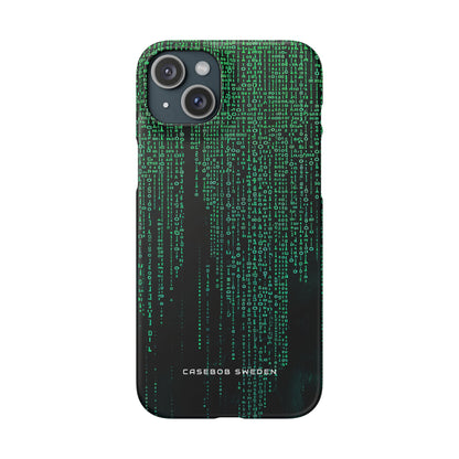 Matrix Gradient Flow iPhone 15 - Slim Phone Case