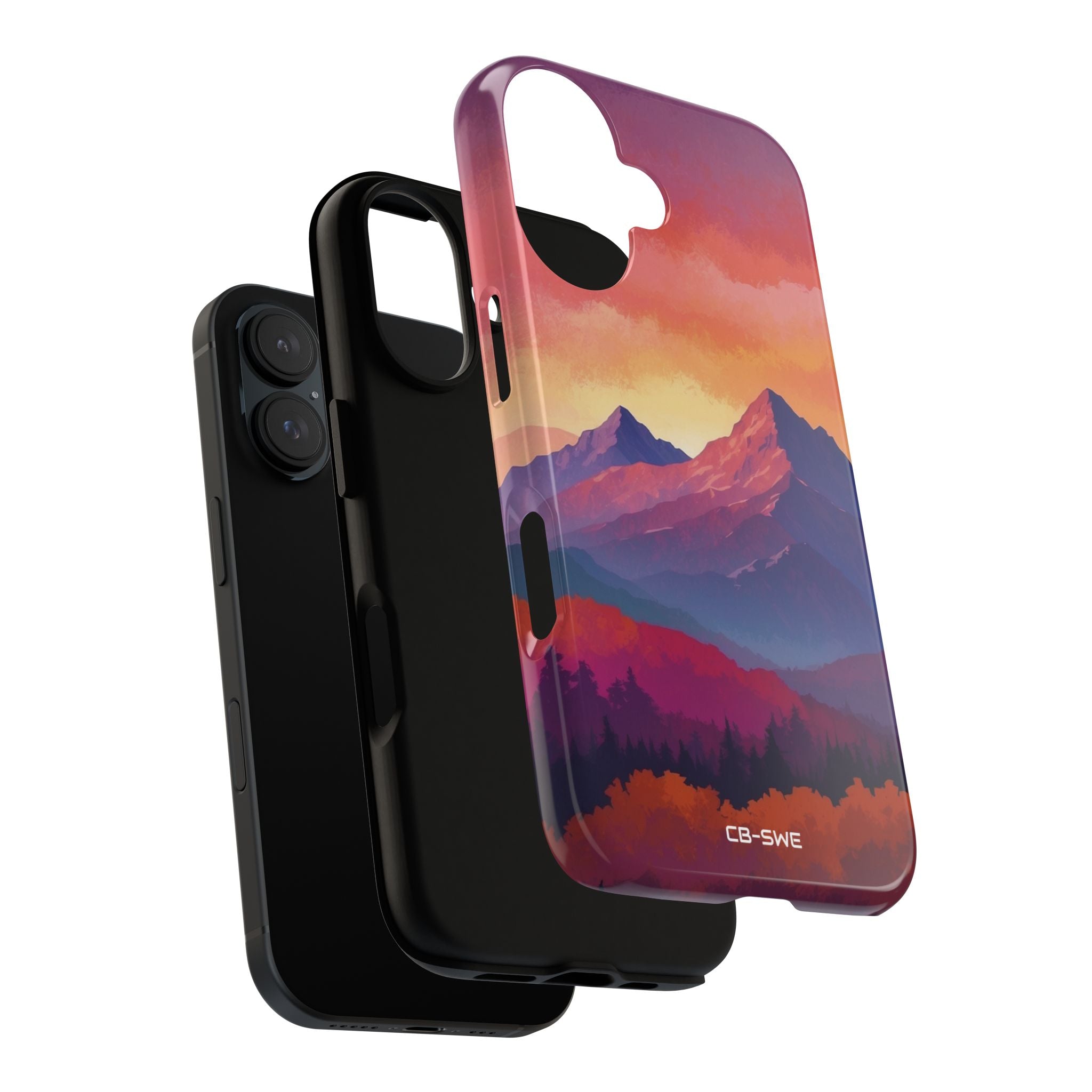 Mountain Peaks Rise - iPhone Case