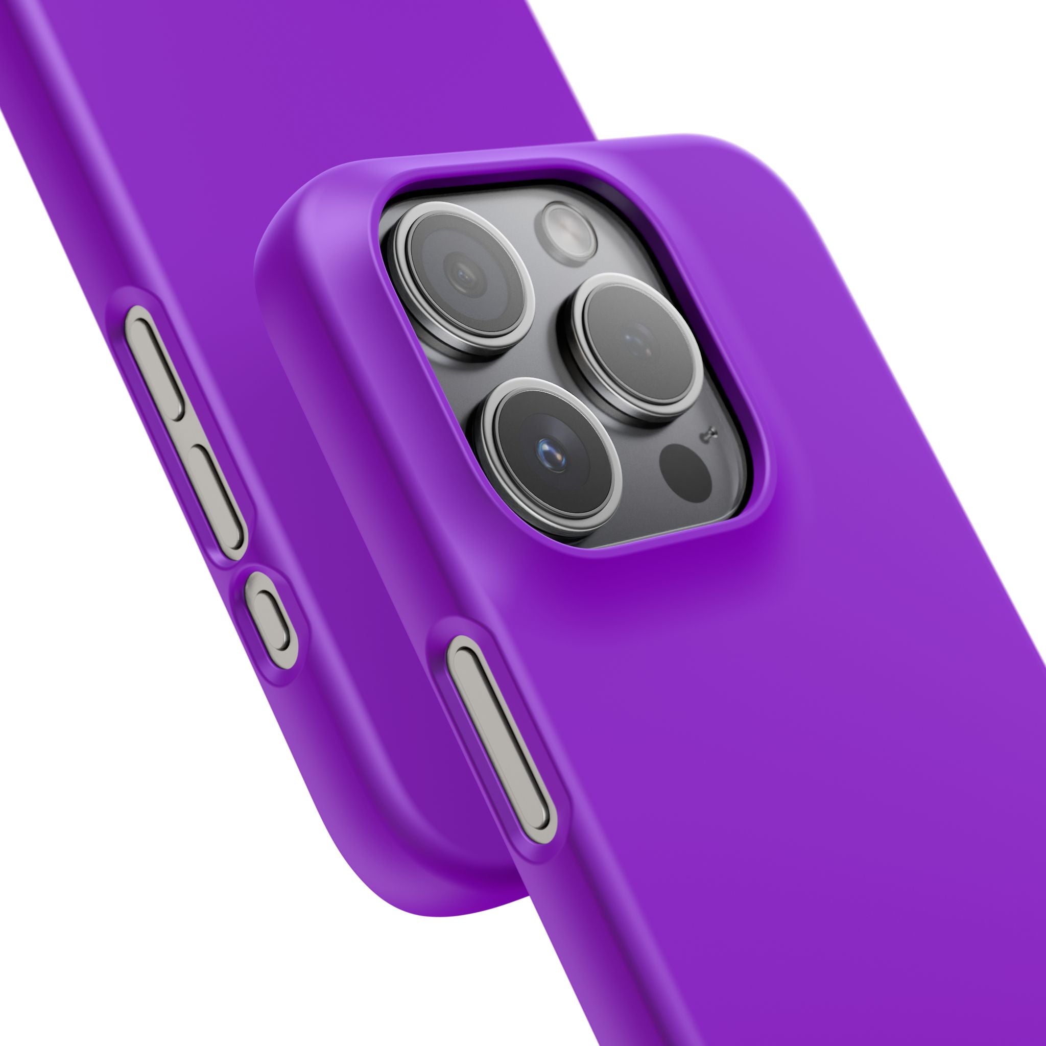 Dark Violet iPhone 15 - Slim Phone Case