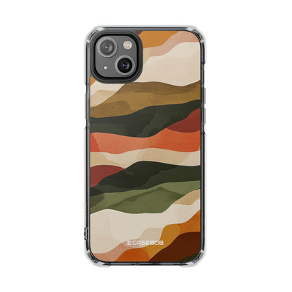 Earth Tone Pattern - Clear Impact Case for iPhone