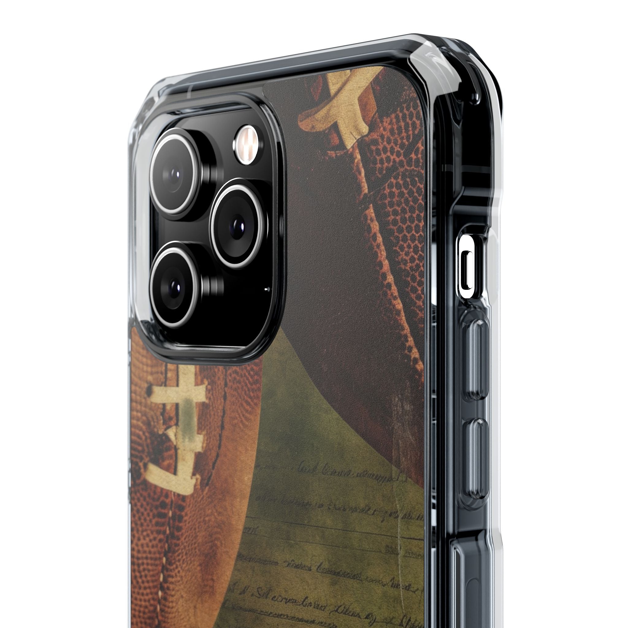 Texture da calcio vintage iPhone 14 - Impact Clear+