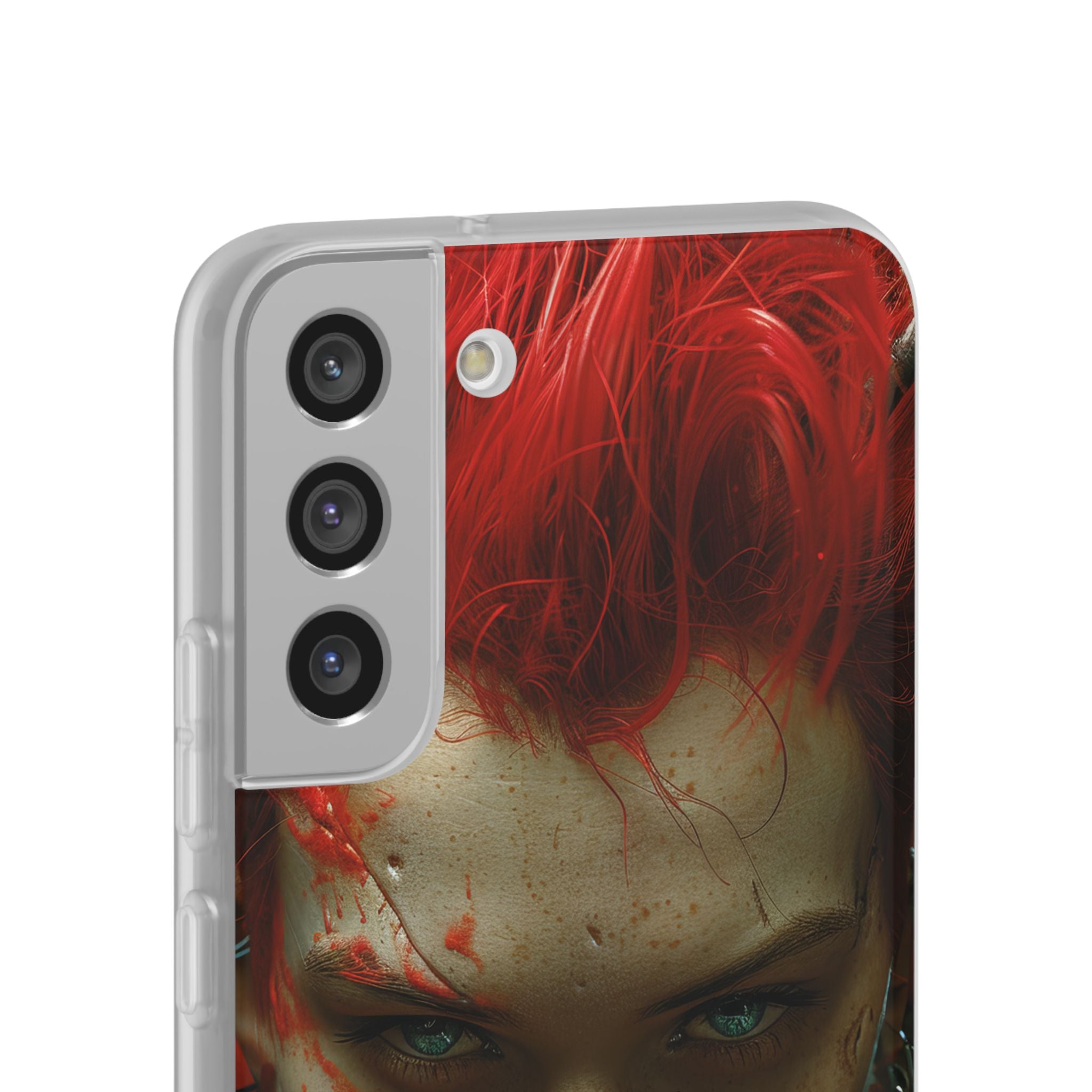 Red Spike Gaze Samsung S22 Plus Case - Soft