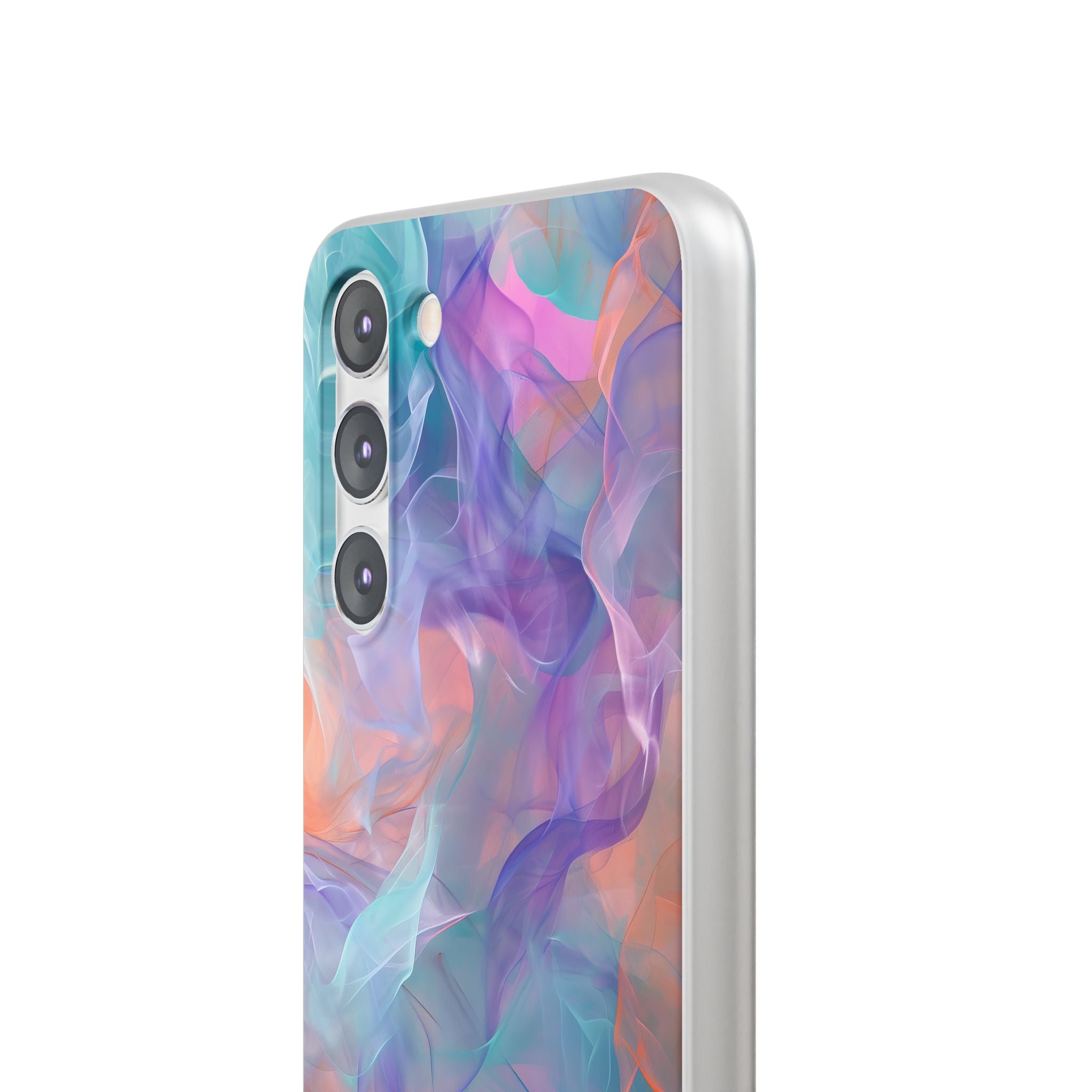 Dreamy Teal Flow - Flexi Samsung S23 Phone Case