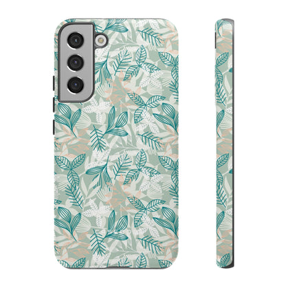 Light Green Leaf - Protective Phone Case