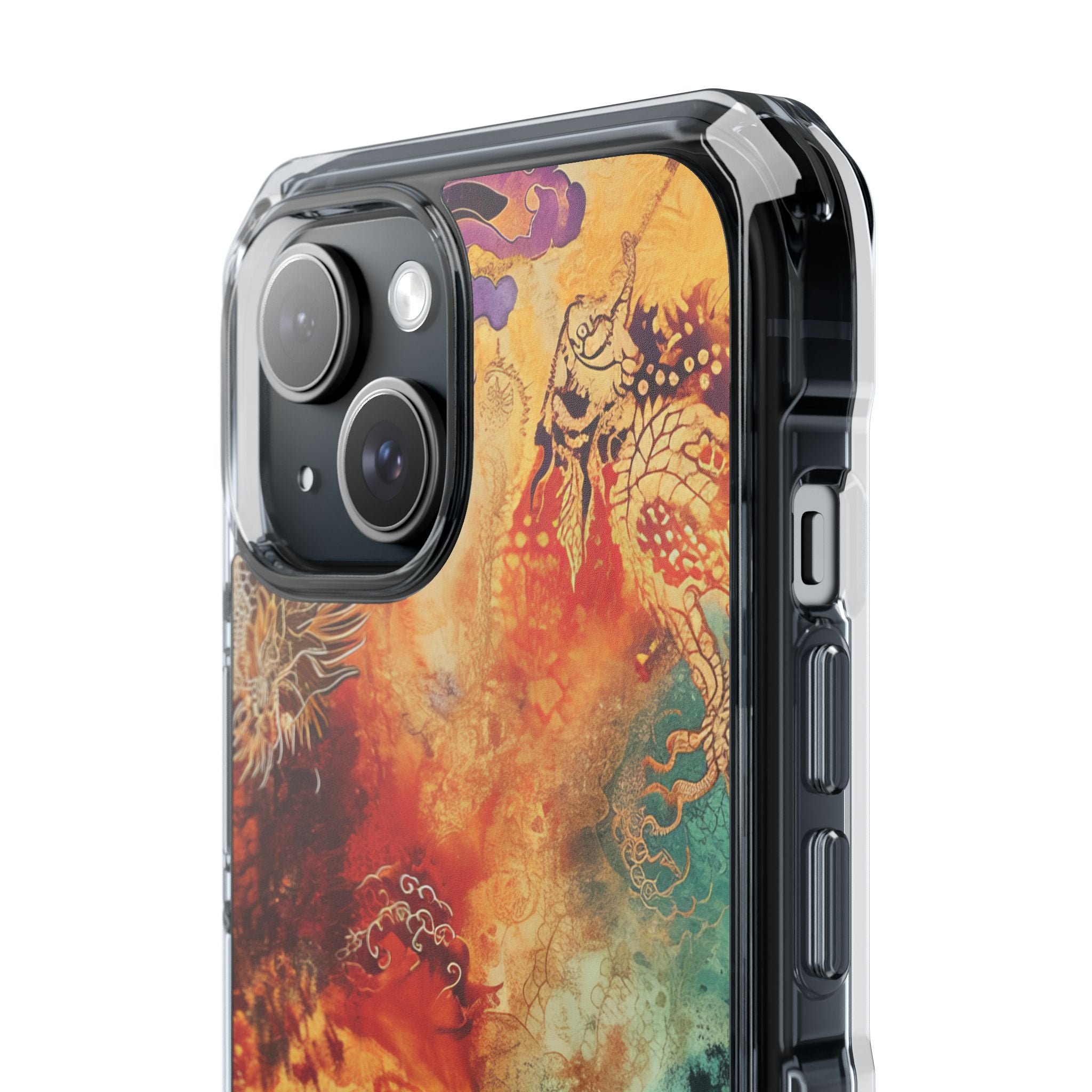 Golden Dragons iPhone 15 Case - Impact