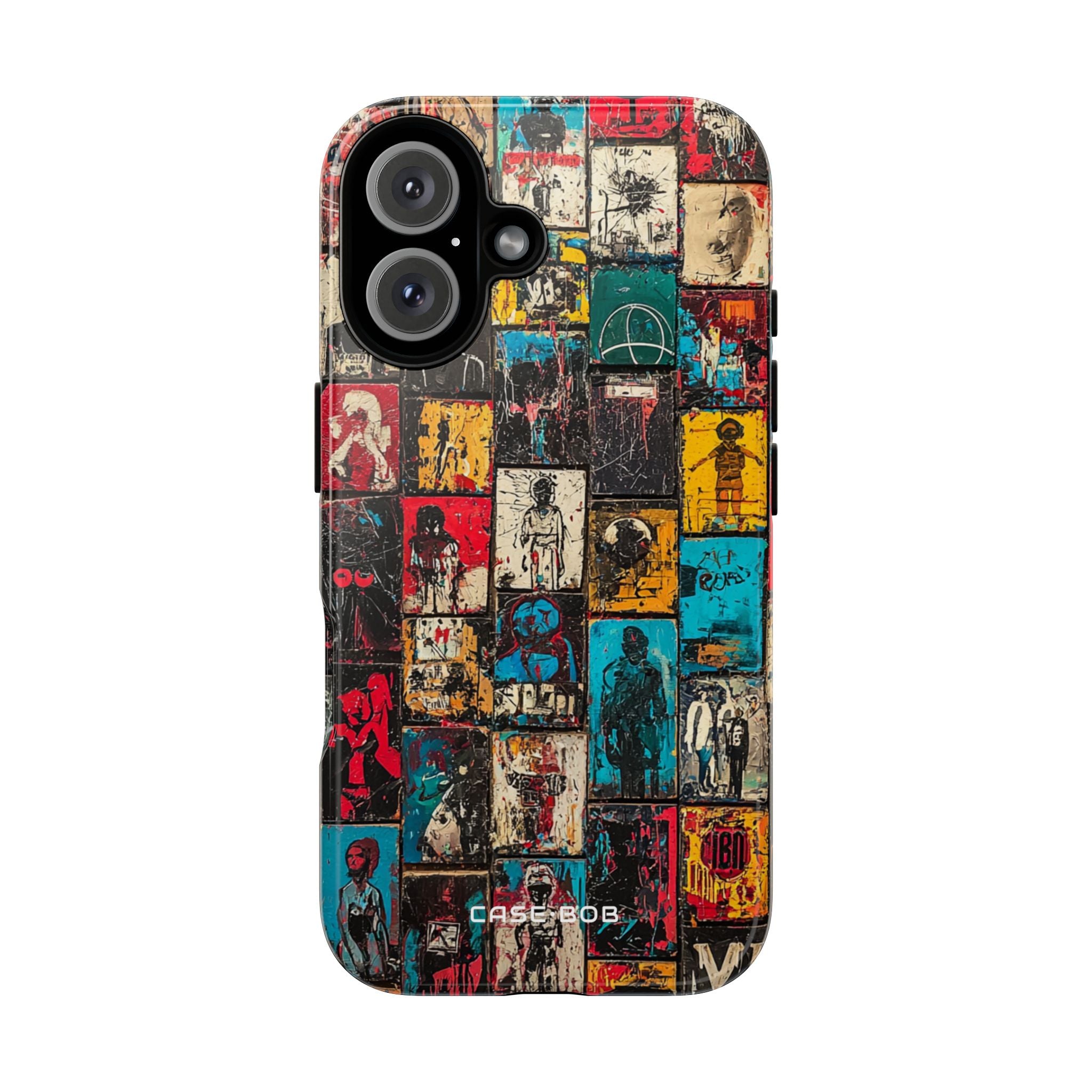 Figured Grid iPhone 16 Case - Tough