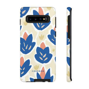 Blue Happy Flower - Protective Phone Case