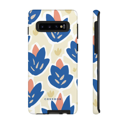 Blue Happy Flower - Protective Phone Case