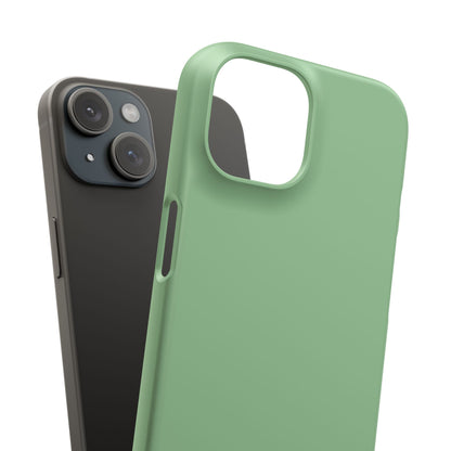 Dark Sea Green iPhone 15 - Slim Phone Case