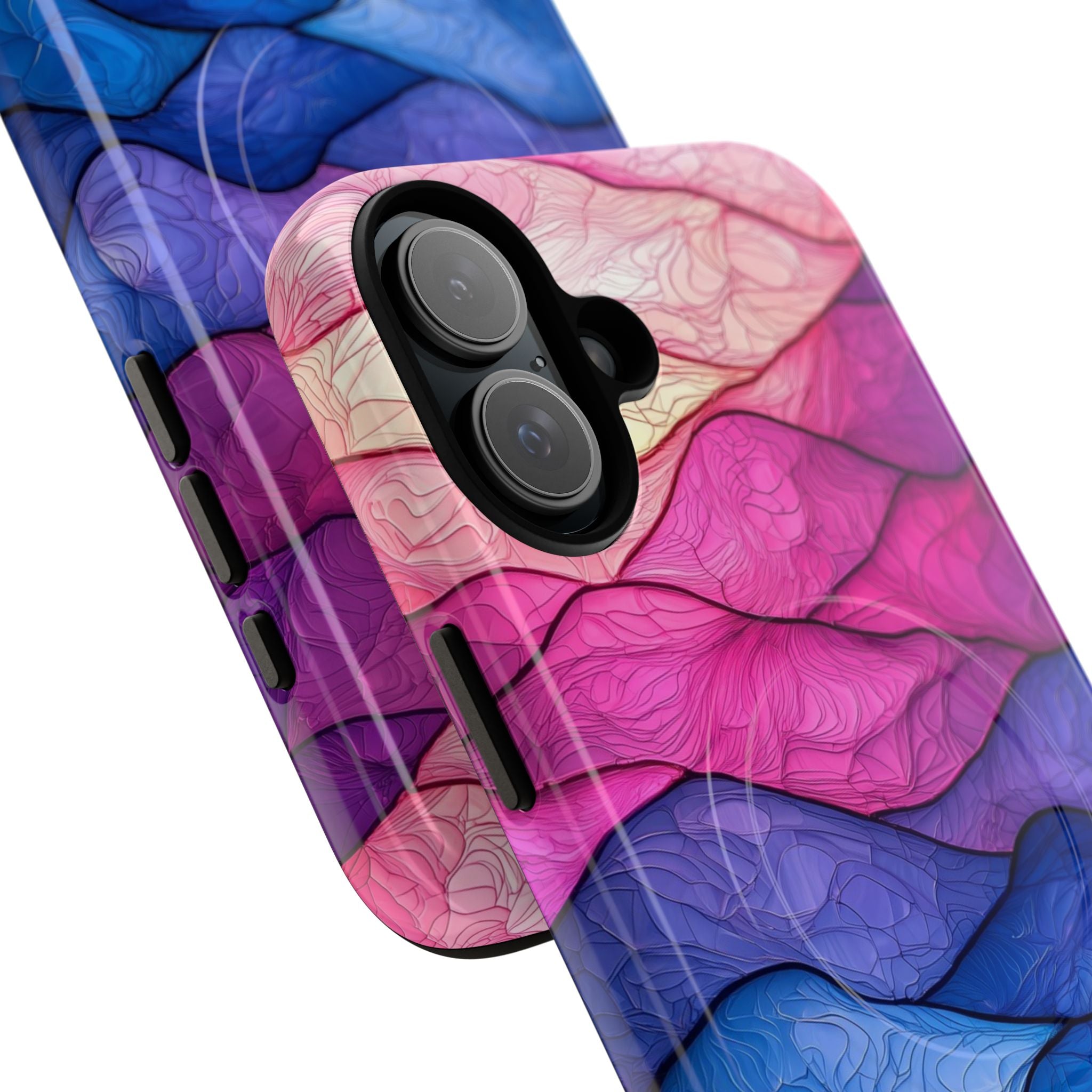 Wavy Vein Gradient iPhone 16 Plus Case - Tough+