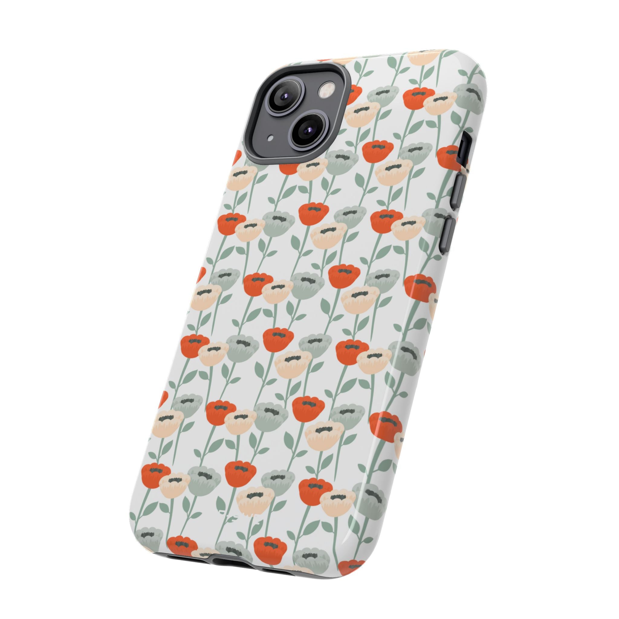 Minimalist Floral Elegance - iPhone Case