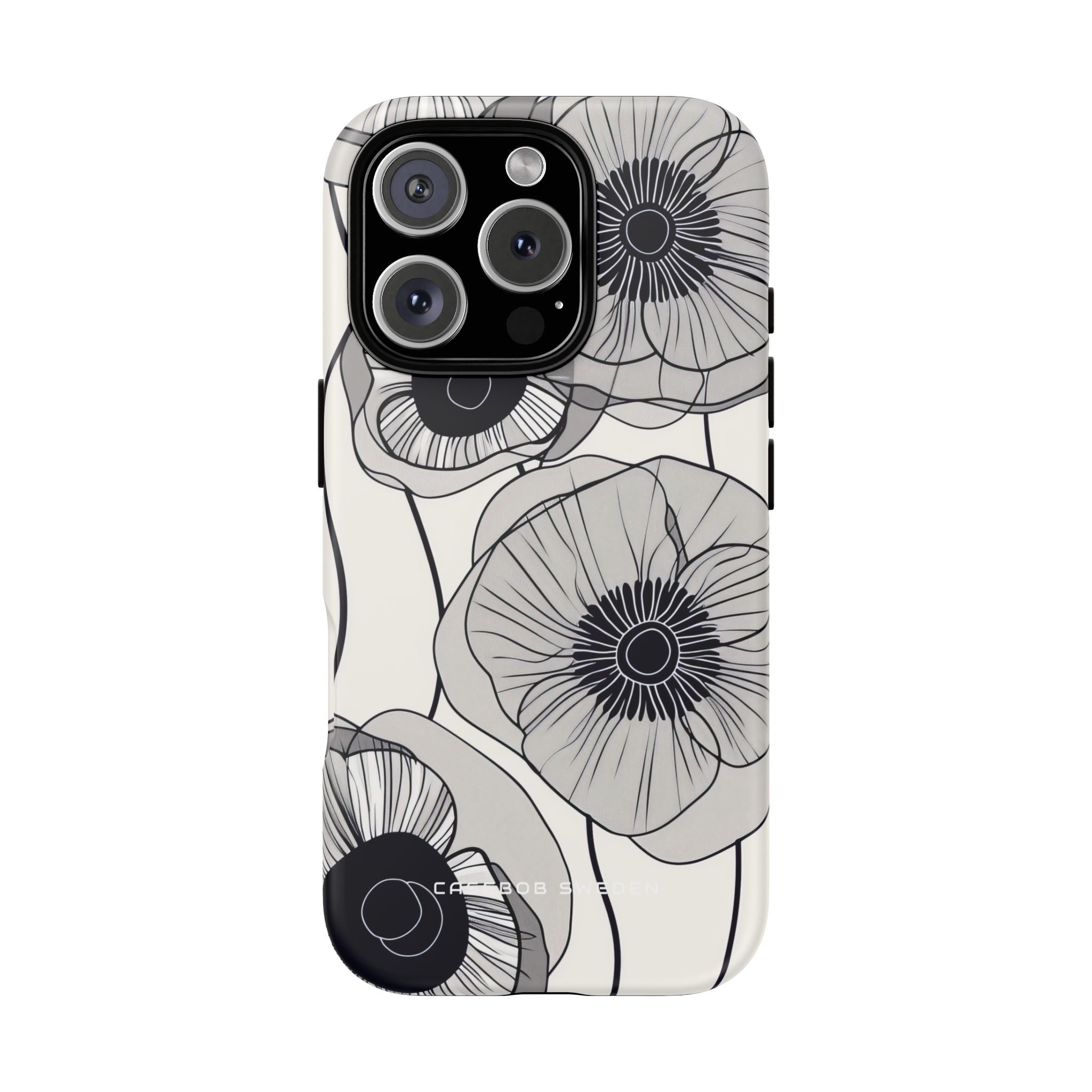 Modern Minimalist Flowers iPhone 16 - Tough Phone Case