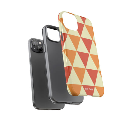 Autumn Triangles Dance - iPhone Case