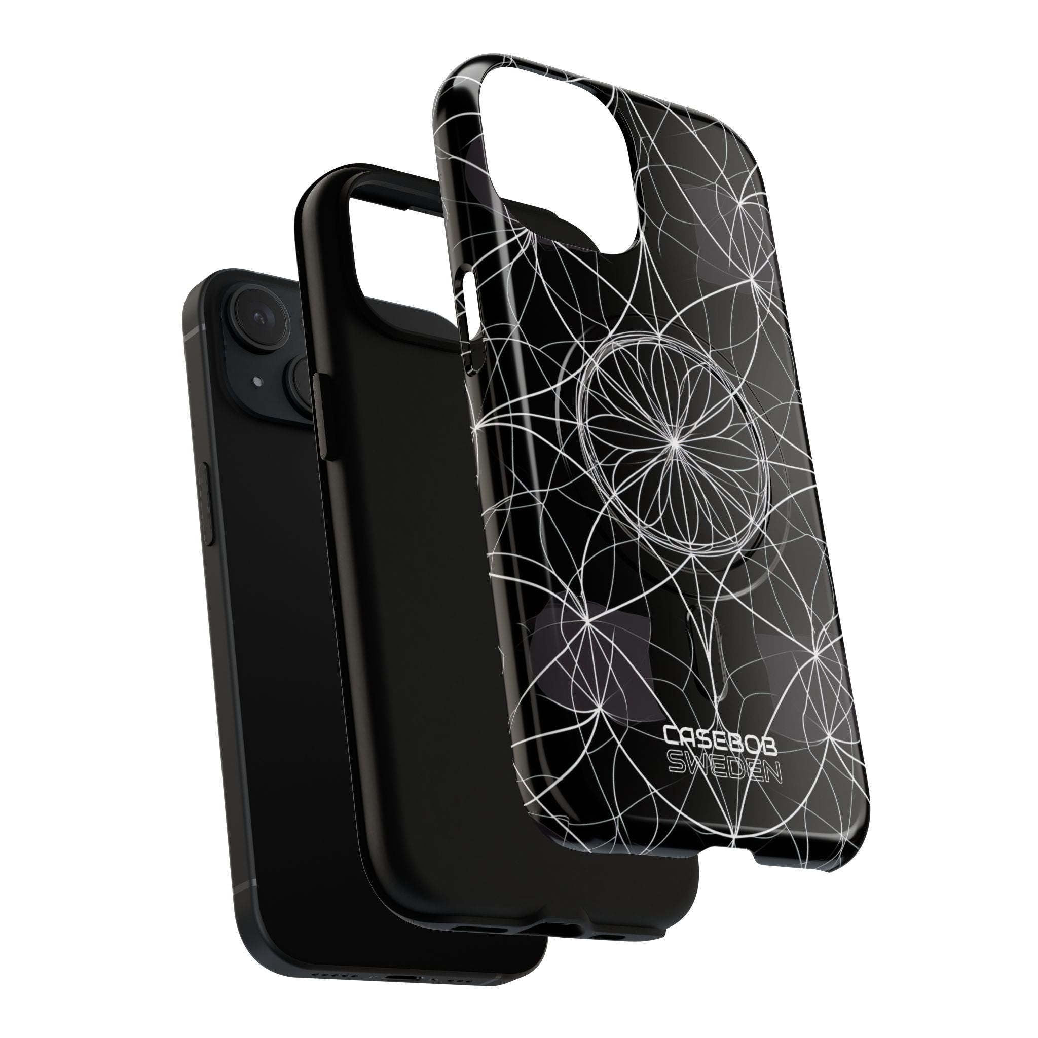 Symmetric Line Bloom iPhone 15 - Tough+