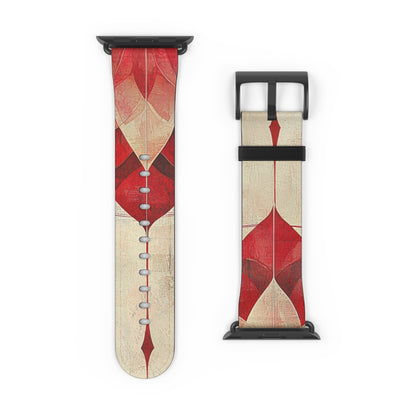 Crimson Bloom - Watch Band