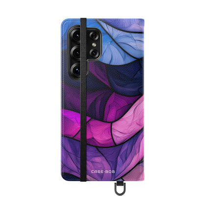 Purple Wavewood - Samsung S25 Ultra Case - Wallet