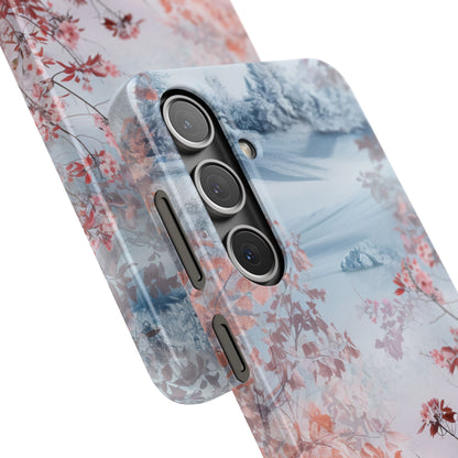 Floral Serenity Case - Slim Samsung S24 Phone Case