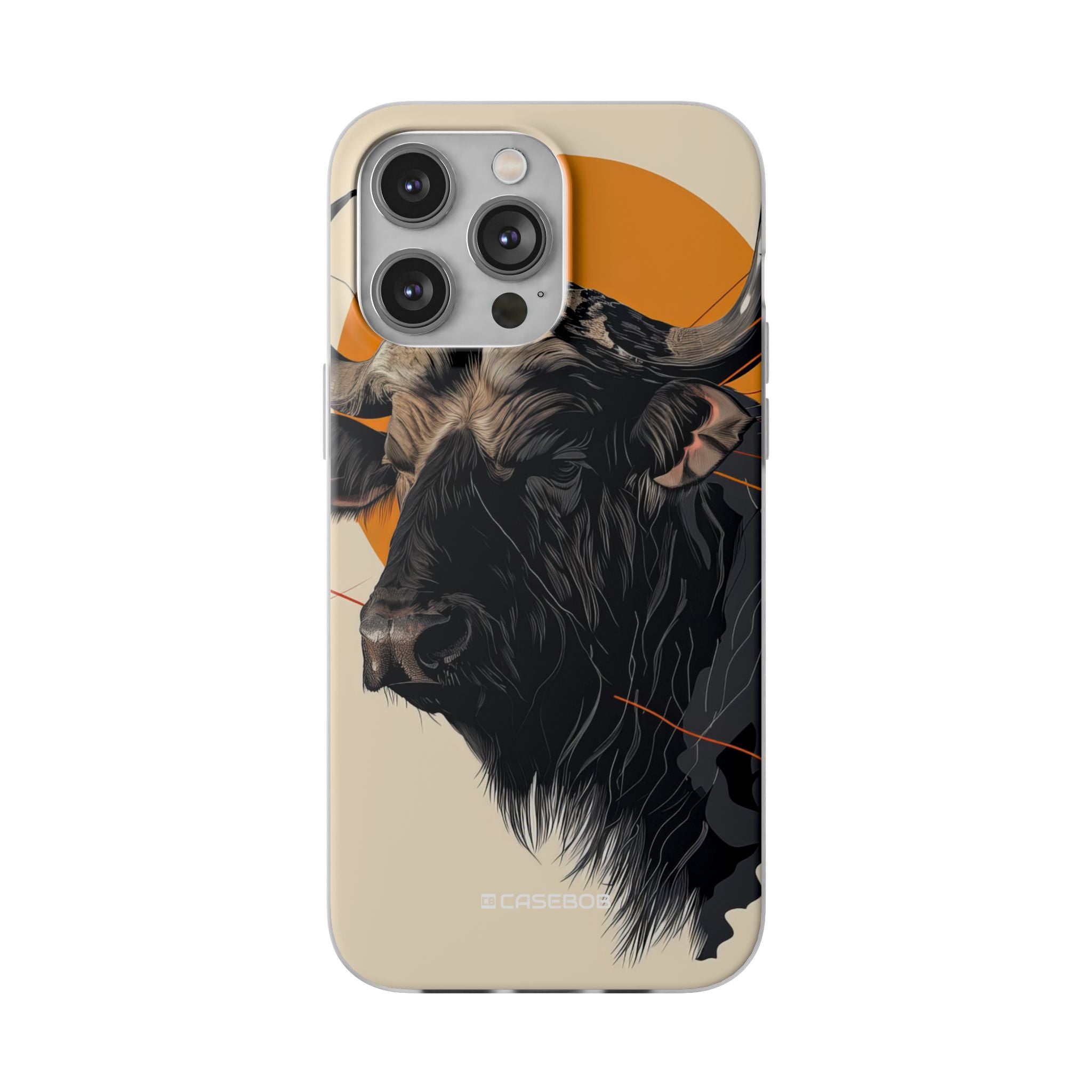 Majestic Buffalo Sun | Flexible Phone Case for iPhone