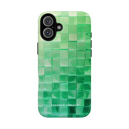 Gradient Verdegrid iPhone 16 - Tough Phone Case