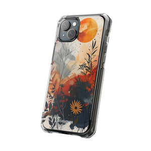 Celestial Botanica – Handyhülle für iPhone (Clear Impact – Magnetisch)