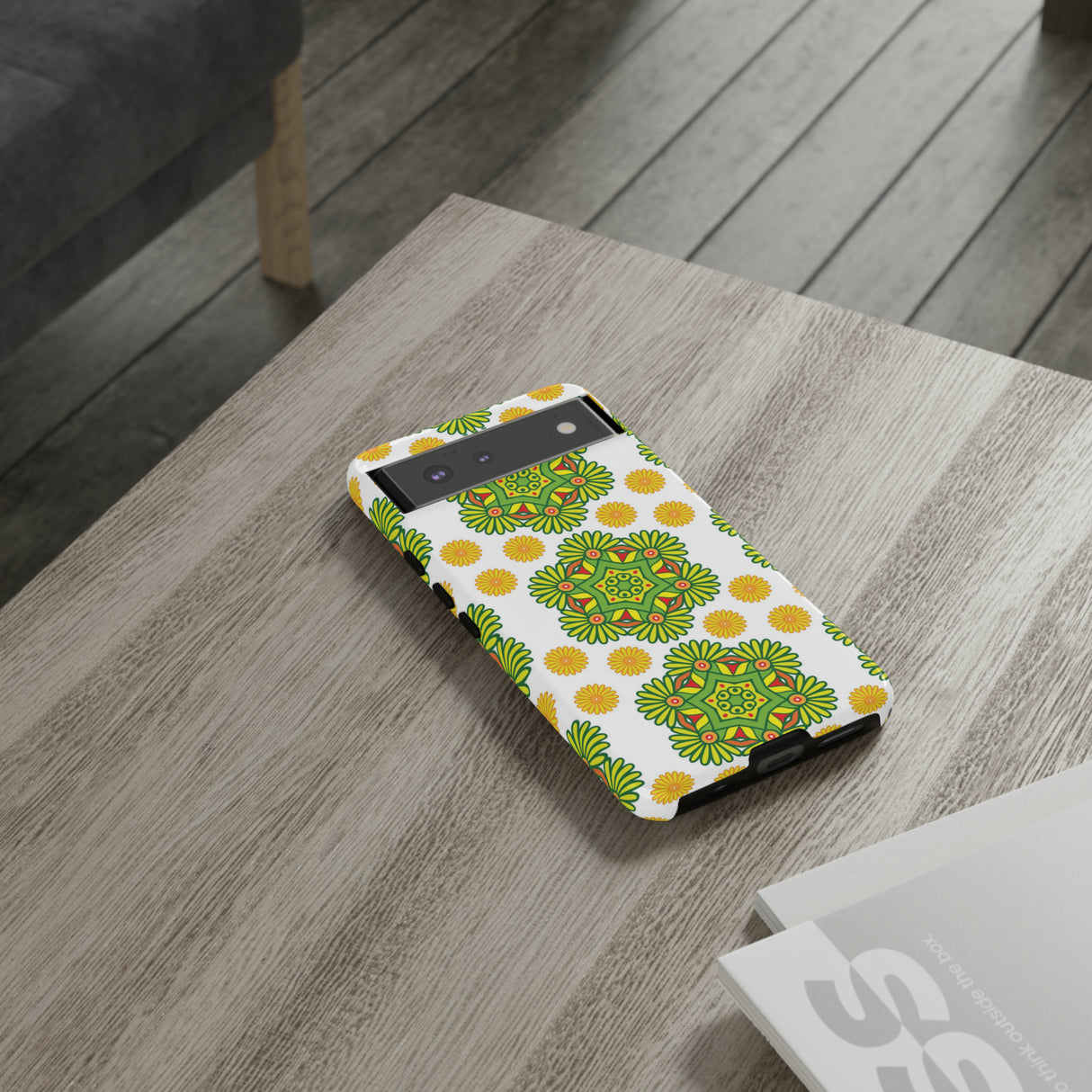 Lime Mandela - Protective Phone Case