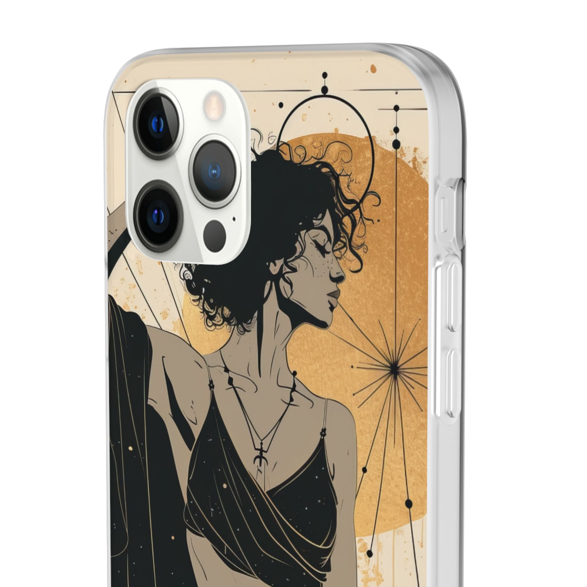 Celestial Elegance | Flexible Phone Case for iPhone