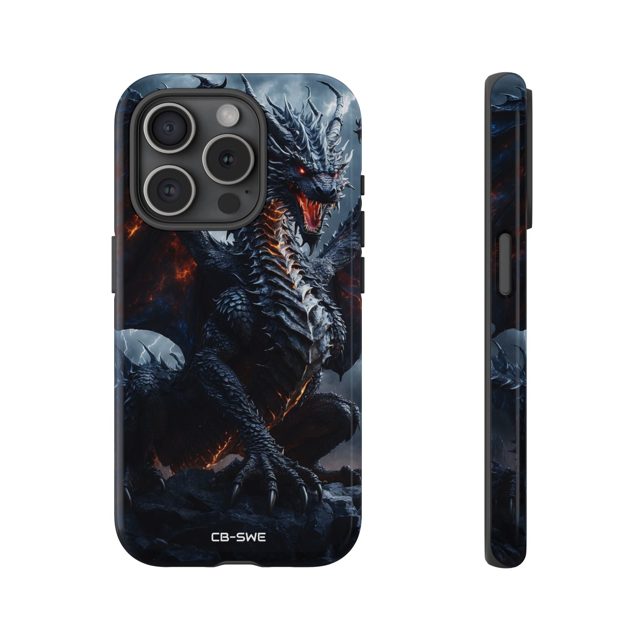Fiery Wings Unleashed - iPhone Case