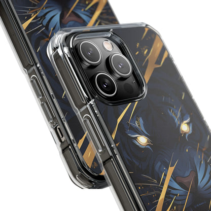 Tiger's Glowing Gaze iPhone Case - Impact