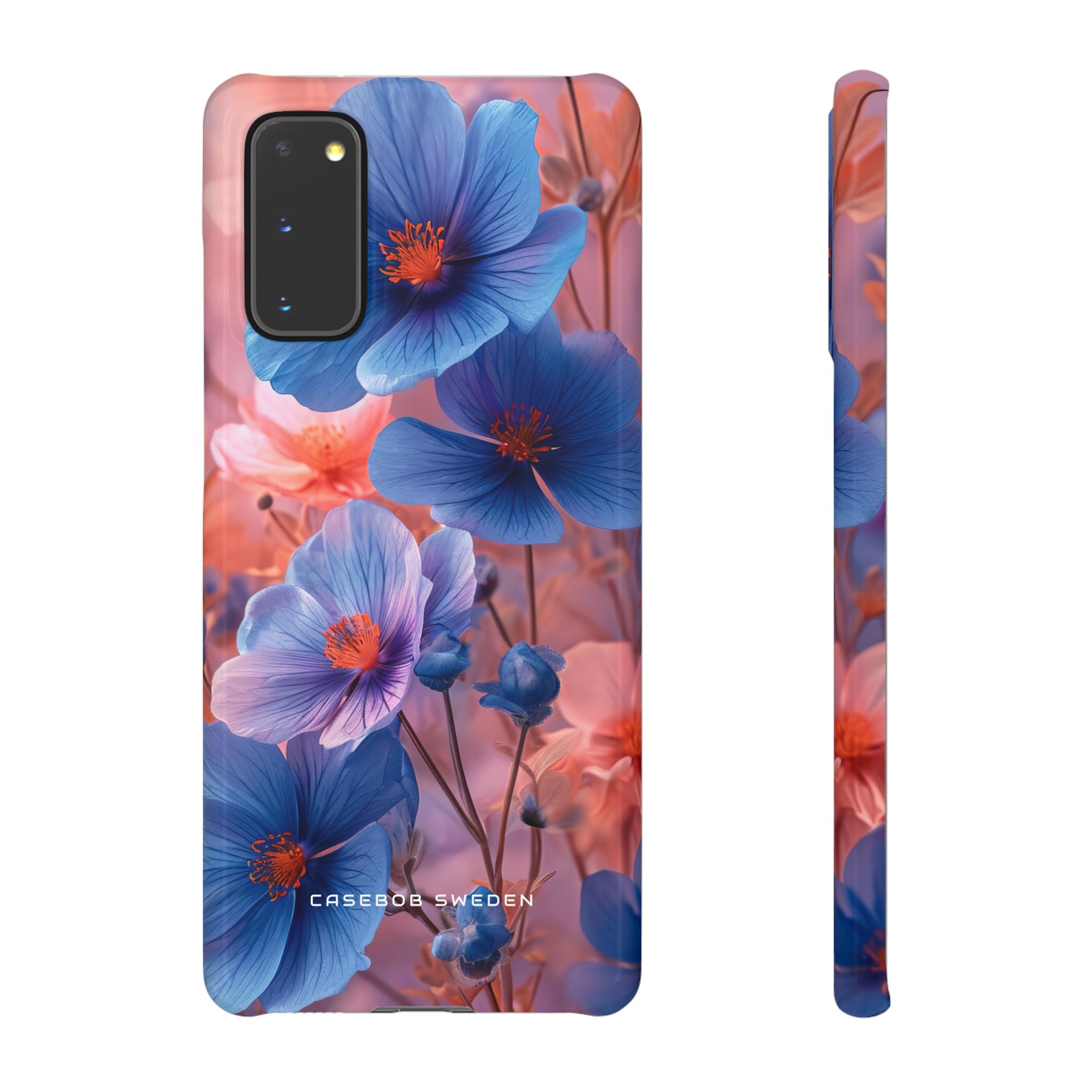 Harmonious Blooming Blues and Pinks Samsung S20 - Slim Phone Case