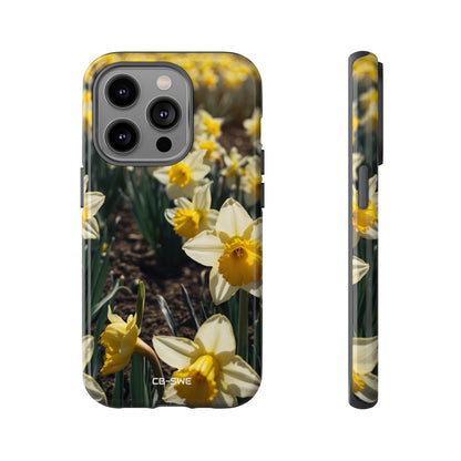 Golden Daffodils Bloom - iPhone Case