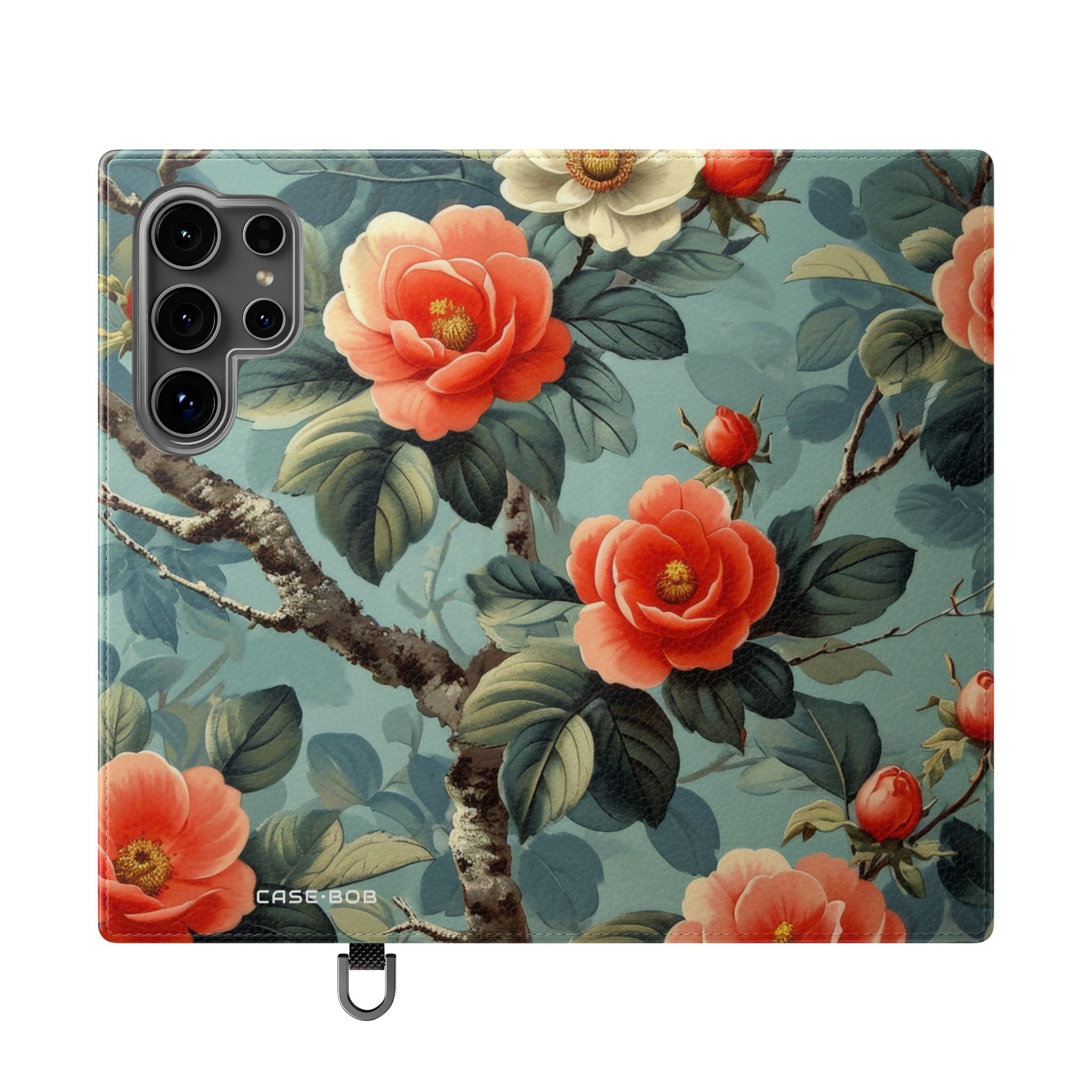 Pink Camellia - Samsung S24 Ultra Case - Wallet