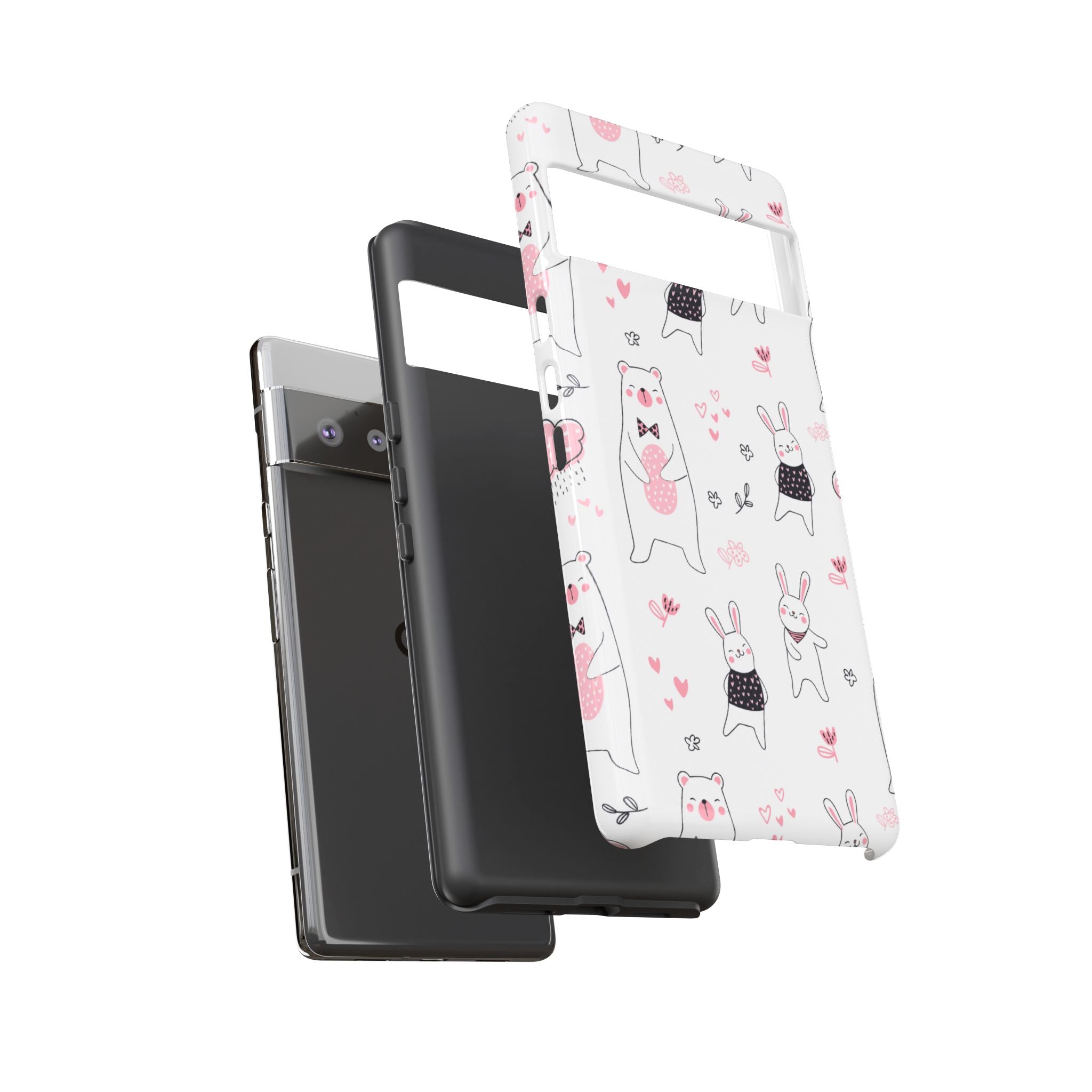 Bears Dance Playfully - Google Pixel Case
