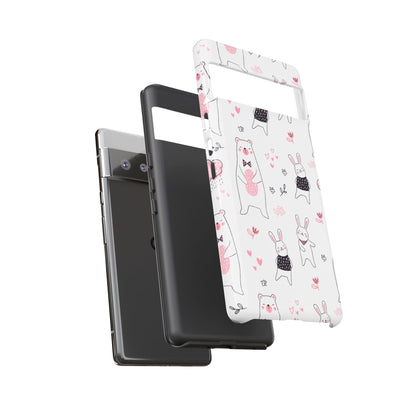 Bears Dance Playfully - Google Pixel Case