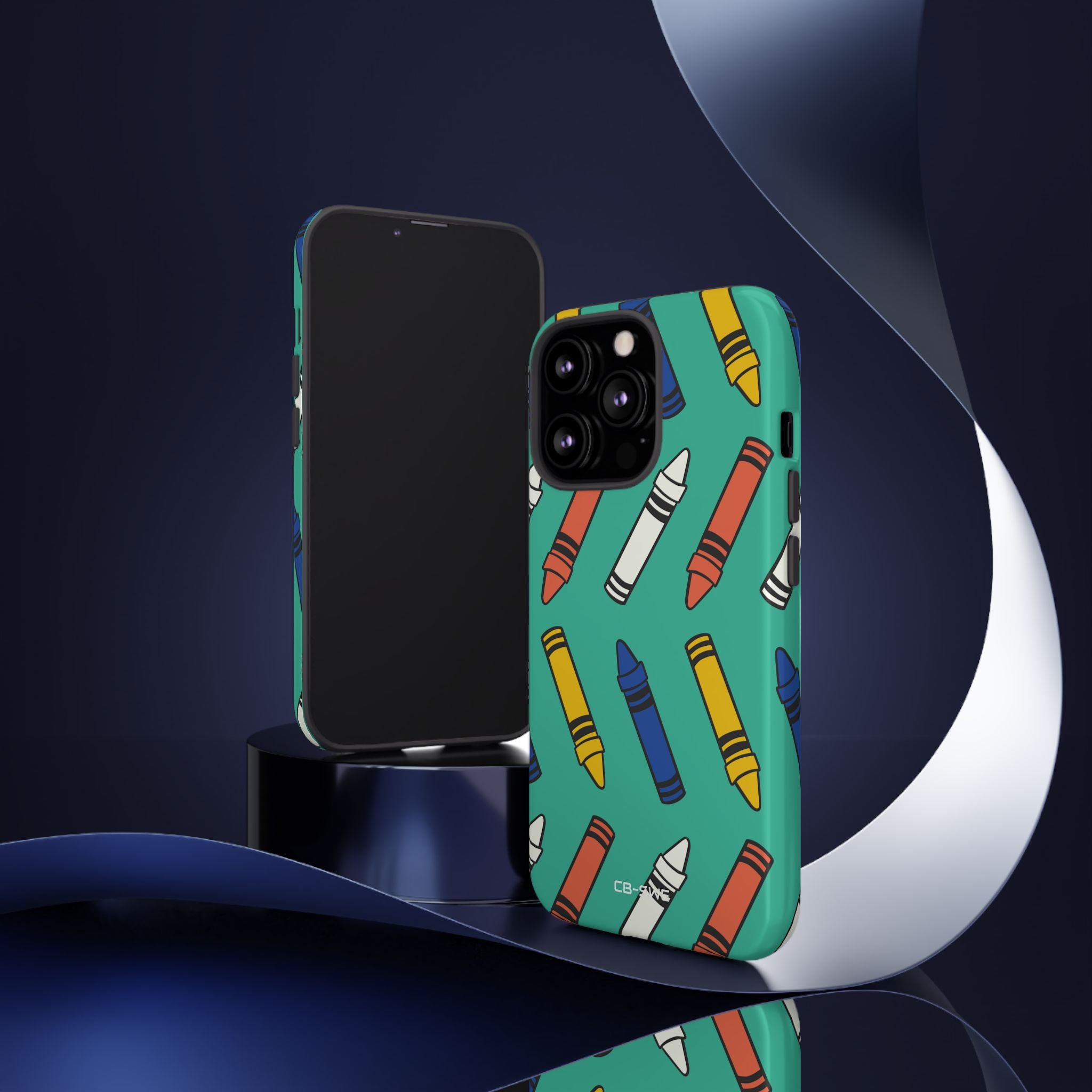 Crayons Dance Playfully - iPhone Case