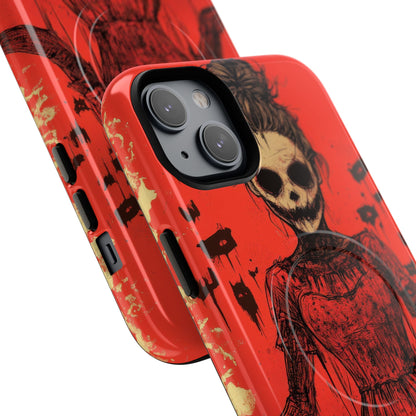 Haunting Scarlet Descent iPhone 14 | Tough+ Phone Case