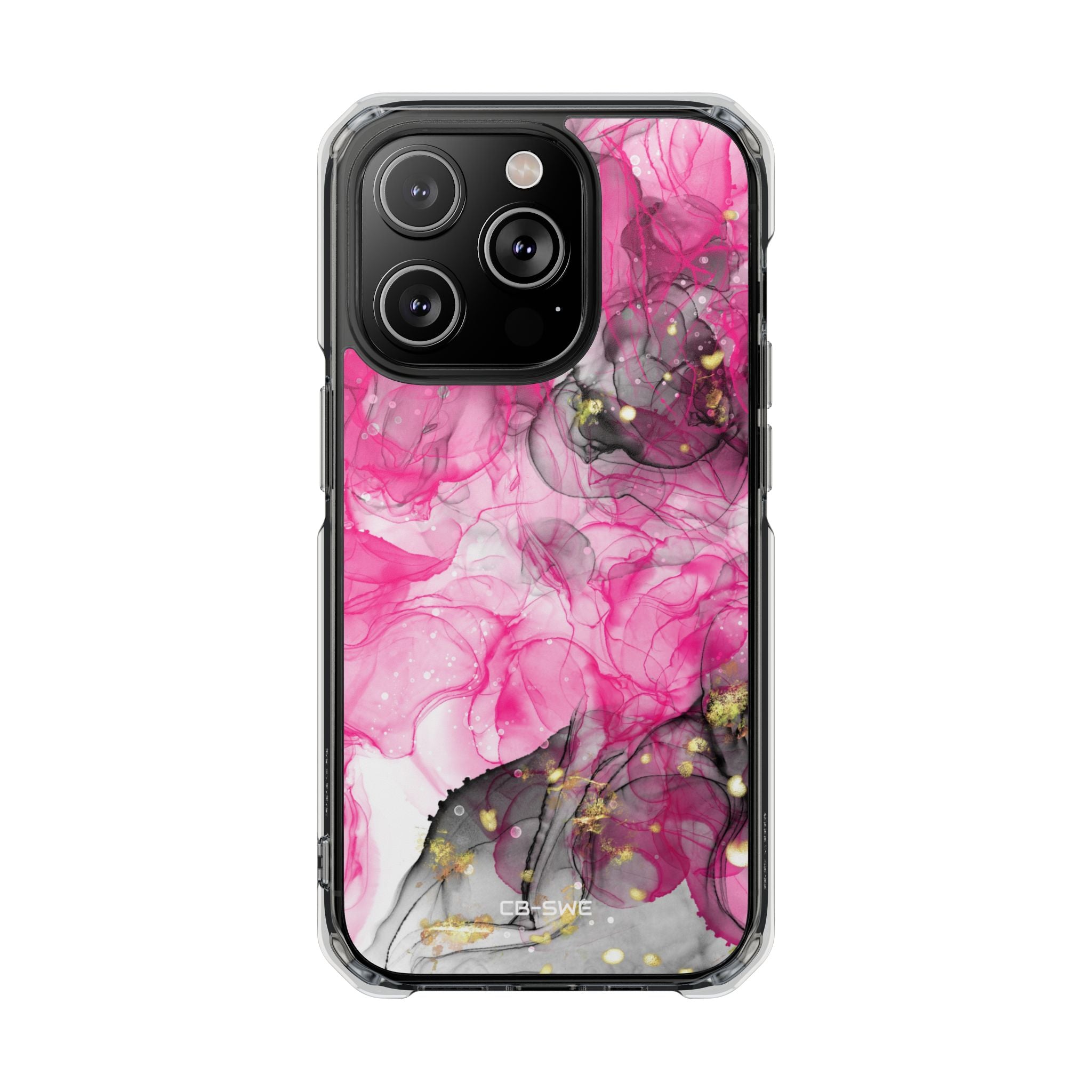 Vibrant Pink Swirls iPhone Case - Impact