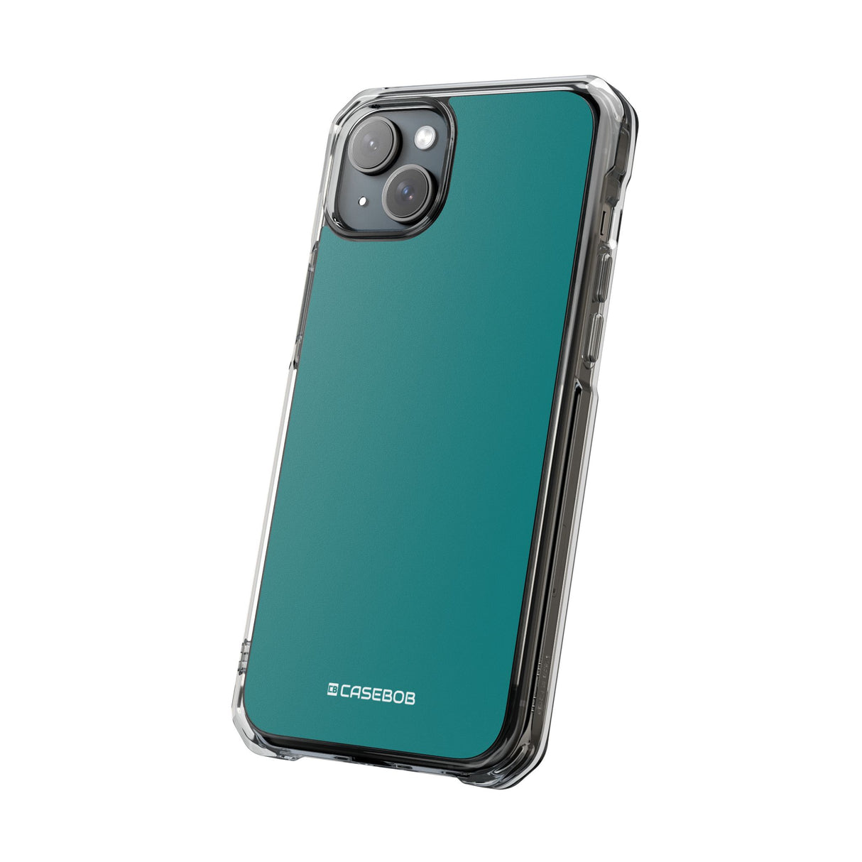 Teal | Phone Case for iPhone (Clear Impact Case - Magnetic)