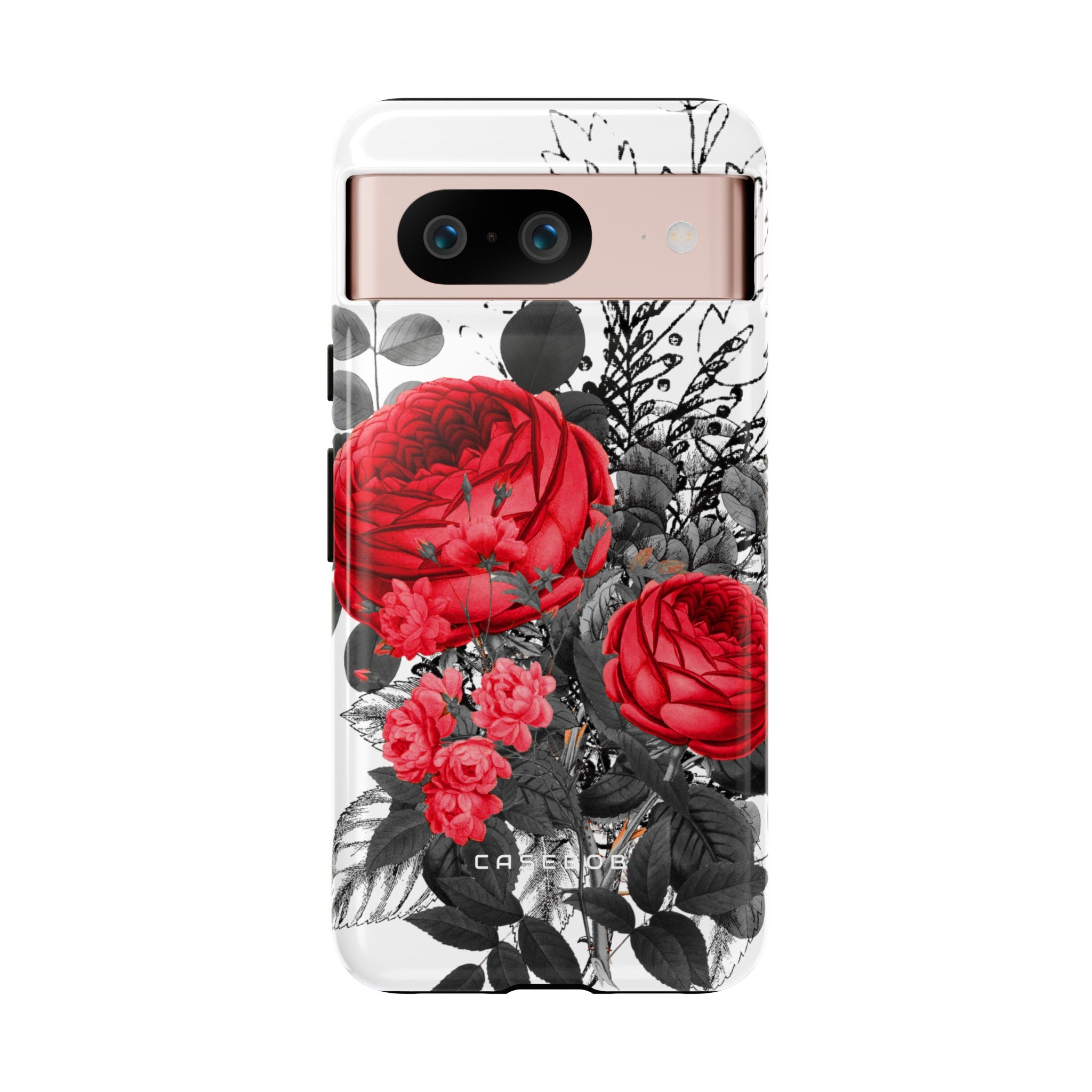 Roclops Gothic Flower - Protective Phone Case