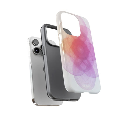 Radiant Circles Expand - iPhone Case