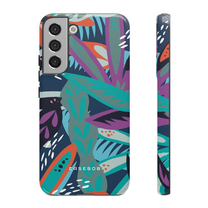 Tropical Leaf Moz - Protective Phone Case