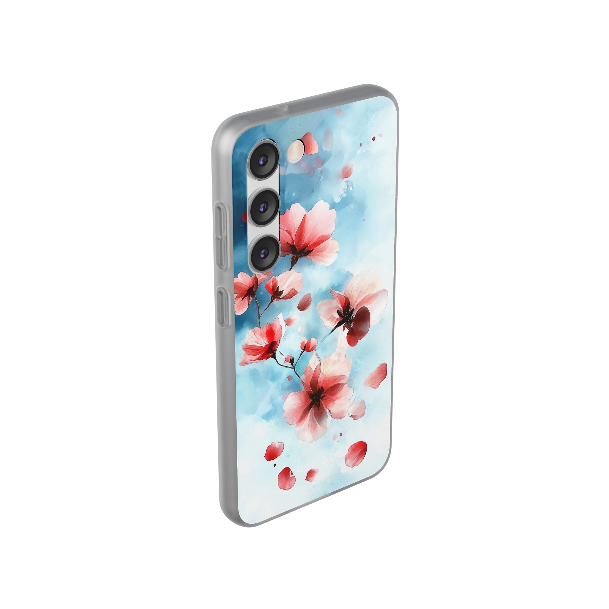 Pink Blossom Drift Samsung S23 Case - Soft