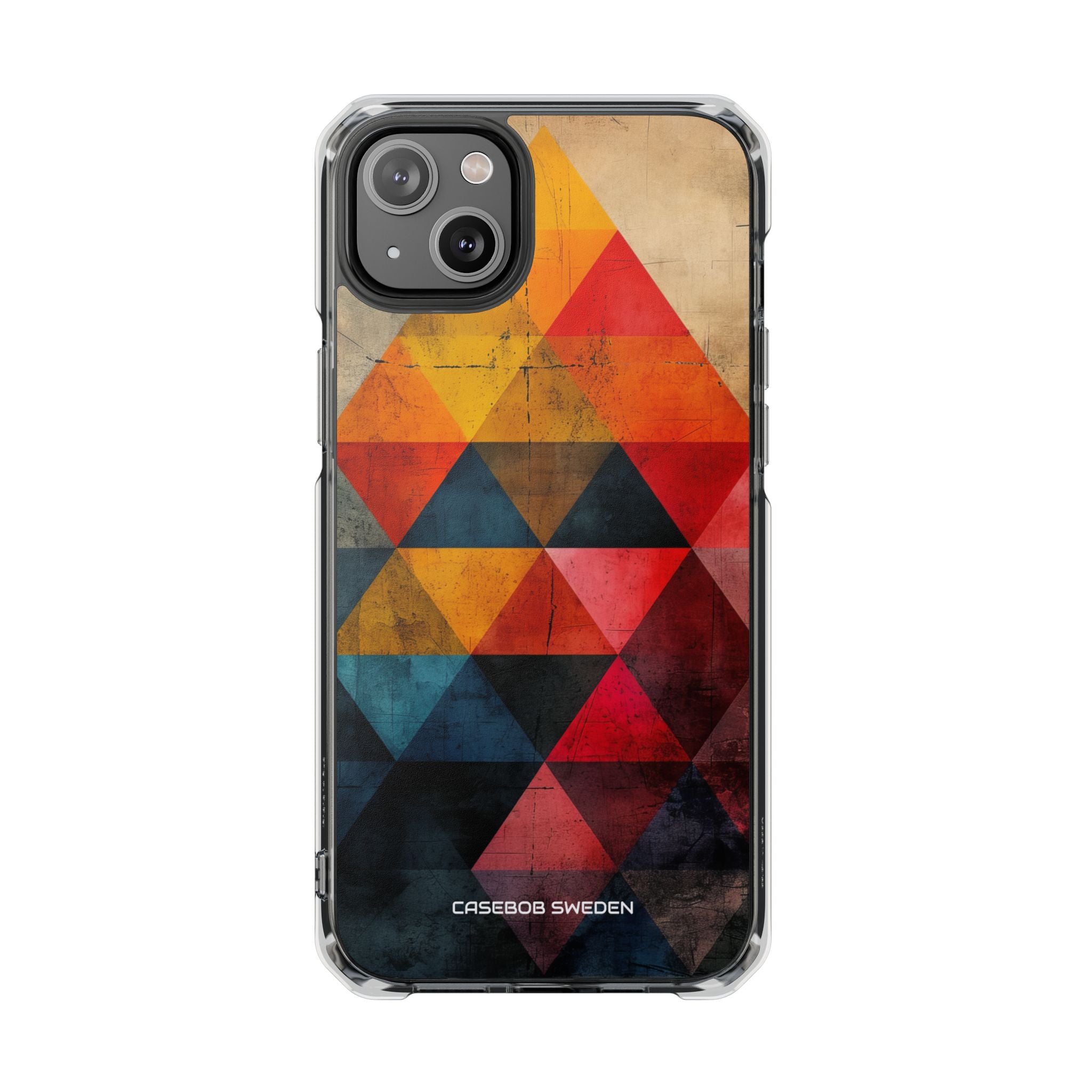 Geometric Energy - Clear Impact iPhone 14 Phone Case