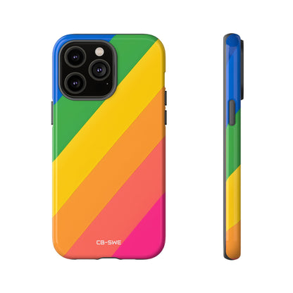 Vibrant Geometric Spectrum - iPhone Case
