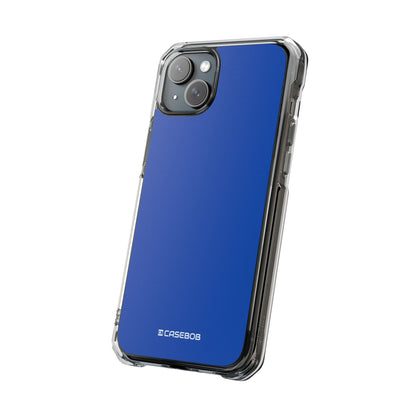 Cobalt Blue - Clear Impact Case for iPhone