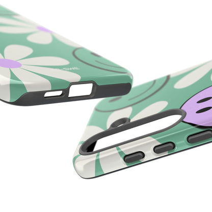 Playful Retro Blooms - Samsung Case