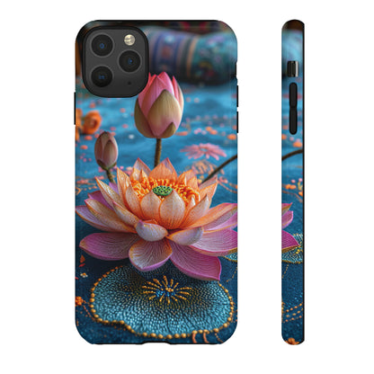 Water Rose Mandala Bliss - Protective Phone Case