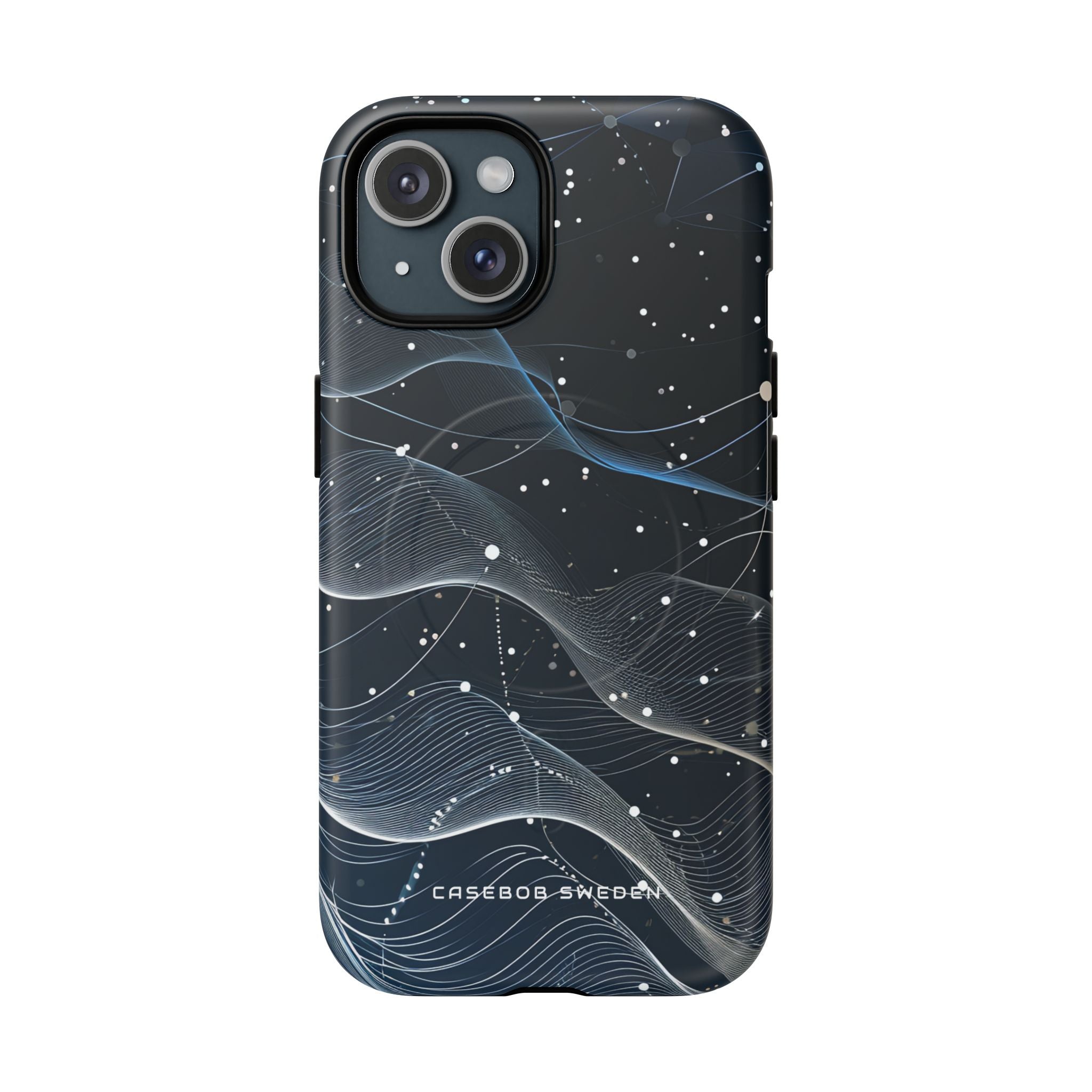 Gradient Neural Waves iPhone 15 | Tough+ Phone Case